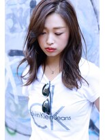 ソファ (sofa)&nbsp;～ sofa ～ アッシュブルージュ×外ハネゆるウェーブ