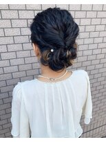 リア(Lia by KENJE)&nbsp;Lia&汐見悠佑 パーティーヘアアレンジ