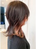 福山市インナーカラー 大人外ハネウルフ人気キャアリーCaary