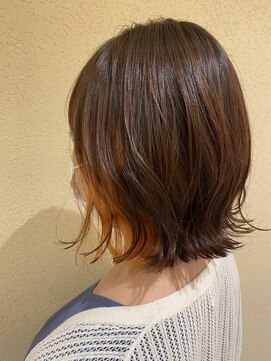 オリーブスバイネオリーブ(Olive's by neolive) オレンジインナーカラー☆【新宿 olive's by neolive】