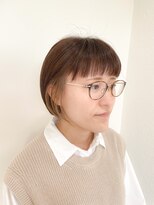 ラシク(racic)&nbsp;【racic】ミニボブ×インナーカラーミルクティーベージュ