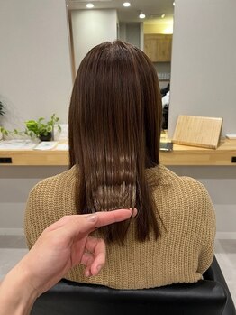 フォルトゥナヘアー(Fortuna hair)の写真/【月曜OPEN】話題のTOKIOストレートで髪質改善★今までとは違った質感に何度も触りたくなる♪