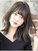 ブルベイエベ◎垢抜けシースルー☆愛されミディアム 新宿代々木