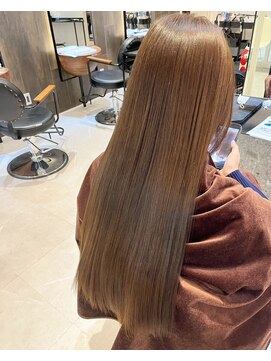 ダブル(W) 艶髪クリーミーブラウン♪