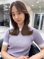 ロンド マーレ 天神大名店(Lond mare)&nbsp;韓国ヘア　ロングヘア　レイヤーカット　前髪カット　くびれ巻き