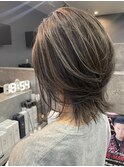 ウルフボブ×ハイライト