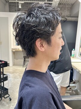 レトン 銀座(leton) スパイキーショート/メンズカット/ニュアンスパーマ 銀座