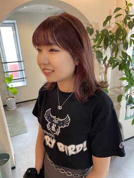 ユヌ(Une) インナーピンク　ピンクベージュ　ピンクブラウン