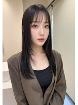 オズドロシー(Oz Dorothy) ベージュグレー黒髪レイヤーくびれヘア小顔10代20代30代40代