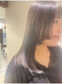 流行りの顔周りカット