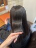 カット+髪質改善ストレート　￥19800