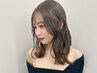 似合わせカット＋ブリーチなしWカラー＋トリートメント