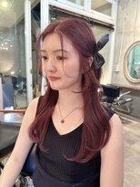 アイトーキョーエス 渋谷(AI TOKYO S)&nbsp;チェリーレッド×レイヤーカット