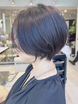 絶壁解消/大人可愛い/ひし形/小顔/30代40代◎ショートボブN