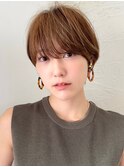 ショートボブ髪型30代40代50代前髪あり前髪なし面長丸顔【荒牧】