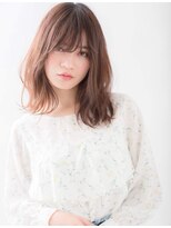 メゾンブラン アヴェダ(Maison Blanc AVEDA) くびれミディ ベージュカラー くびれレイヤー フェイスレイヤー