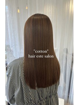 コットン(cotton) 髪質改善カラーエステ