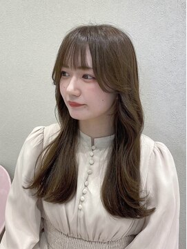 ロウ 札幌(ROW) 髪質改善トリートメント/黒髪/小顔/ワンレンボブルフ/ネビージュ