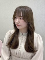 ロウ 札幌(ROW) 髪質改善トリートメント/黒髪/小顔/ワンレンボブルフ/ネビージュ