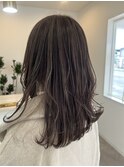 グレージュハイライト