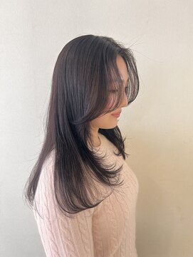 スタイル 成城学園前(STYLE) 韓国風　顔周りレイヤー　かきあげ前髪