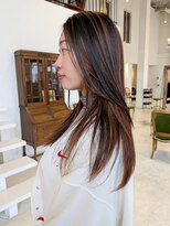 アンジェリカ(Angelica)&nbsp;デザインカラー/ロングレイヤー/カッパーオレンジ