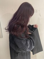 ラミエ バイ メルト 吉祥寺(lamie by melt)&nbsp;【小川】ピンクラベンダー/ブリーチなしダブルカラー/巻き髪