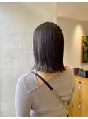 切りっぱなしボブ