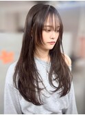 似合わせレイヤー◇簡単スタイリングロングレイヤーカット東梅田