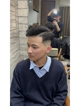 アンサー(ANSWER) 七三フェード