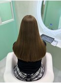 カーキベージュ×髪質改善トリートメント♪