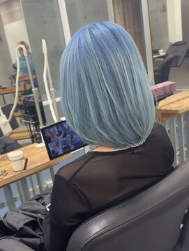 ウェーリング(Welring) ハイトーン水色　デザインカラーフェイスフレーミング