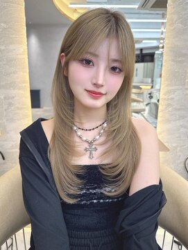 ロンドガーネット 池袋(Lond garnet) 暗めカラー/韓国風巻き/レイヤーカット/髪質改善/縮毛矯正/池袋