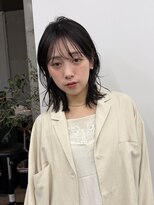 ガーデンタチカワネクスト(garden tachikawa next) ミディアムレイヤーダークカラーニュアンス巻き