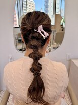 オン キャナルシティ博多前店(on) 【中里恵梨】ヘアセット/編み下ろし/参列ヘア/お呼ばれヘア
