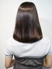 人気No.2☆ノンダメージ高濃度水素ストレート+カット+絹髪TR￥31750→￥18700