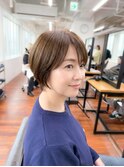 職場◎垢抜け◎大人の品格ショートボブ【二若】
