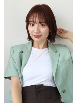 ヘアーアンドメイク エクリ 不動前店(Hair&Make equri) 切りっぱなしツヤボブ