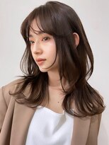 コート 青山(Cote)&nbsp;20代30代40代50代王道ワンカールひし形レイヤーブラウンカラー