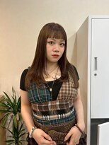 メル ヨコハマ(MeL)&nbsp;黒髪ストレートロングレイヤーミディアム髪質改善ストレートヘア