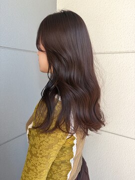 ヘアーアイストゥーレ(HAIR ICI TRE) ブリーチなしこっくりチョコレートブラウン×秋冬カラー担当聖