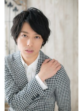 理容ハンサム 戸田公園店 オシャレ黒髪ウェーブa