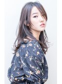 ノーブルロングヘア×ニュアンスカール