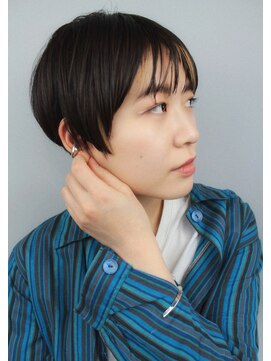 バロウ(BURROW) 【BURROW】ハイライトショートボブ<<キハラシンゴ>>