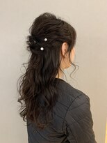 ウノプリール 茶屋町店(unopulir)&nbsp;大人ゆるふわハーフアップ