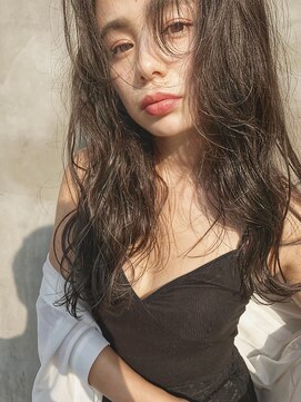 ソルトウォーター(SALT WATER) グレージュ　フリンジカール