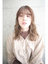 ファム(FAM)&nbsp;ミディアム ハイライト シースルーバング メルティカラー 代官山