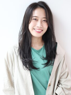 ケーツー エソラ池袋店(K-two) ワンカールパーマで楽チンロング［髪質改善/池袋&目白&大塚］