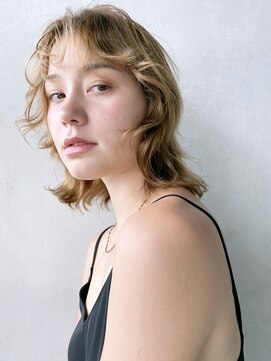 アイティー バイ アルバム 浦和店(IT by ALBUM) ぷちウルフ_セシルカットココアブラウンフリンジウェーブ_27601