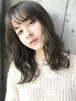 ノラキチジョウジ(NORA KICHIJOJI)&nbsp;大人かわいいフリンジウェーブボブ＃前髪＃ココアブラウン